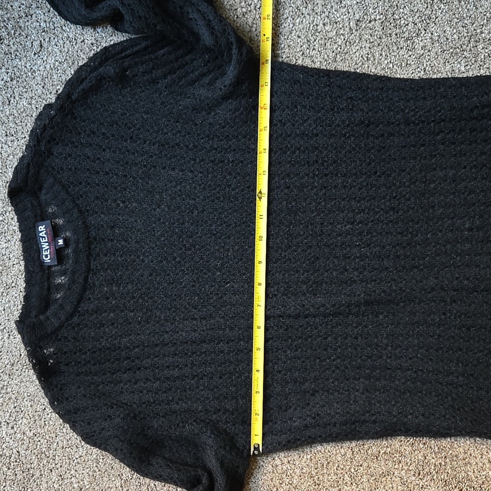 NWOT Túnmóar knitted lace long sweater - Picture 12 of 13